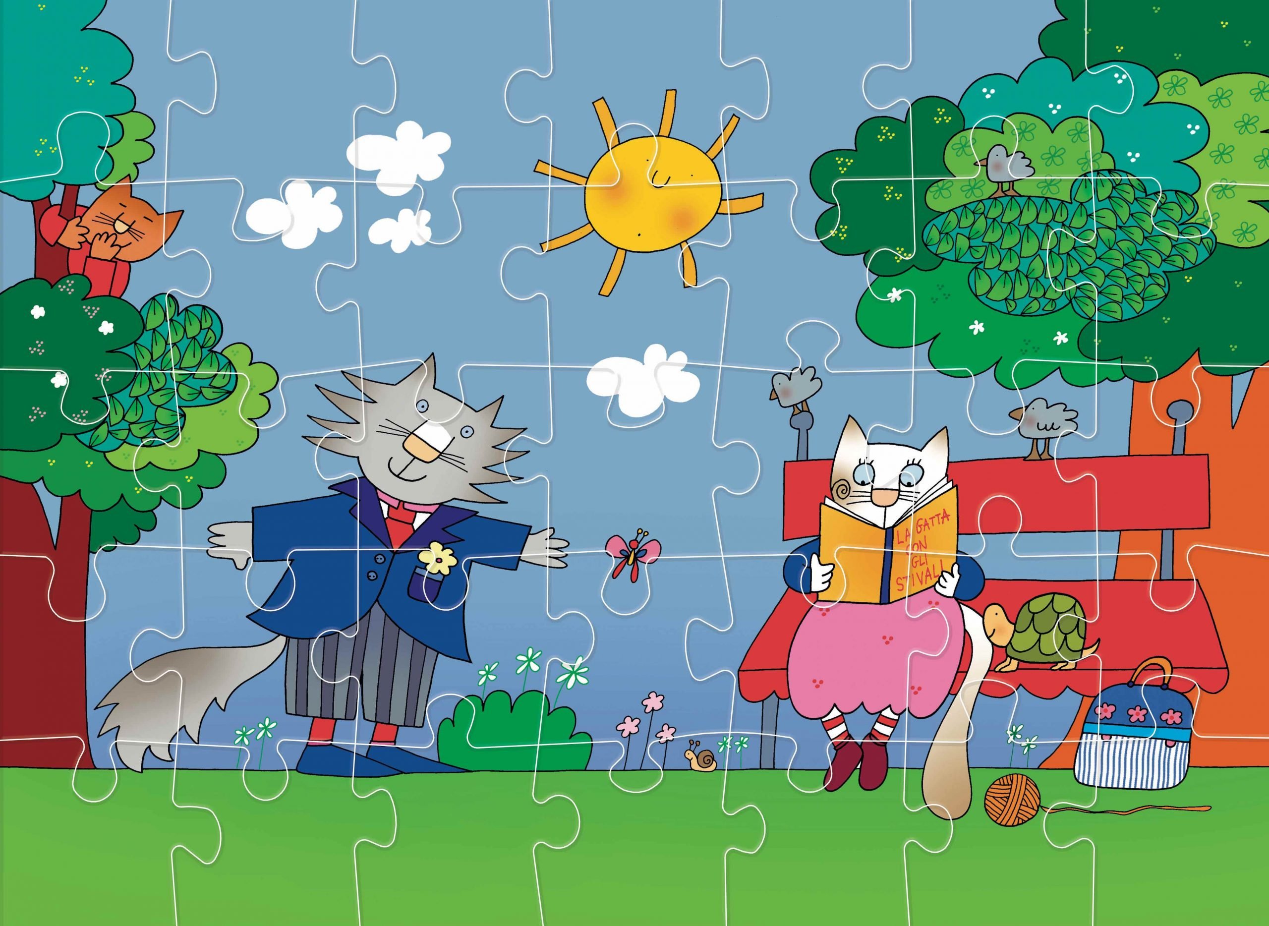 PUZZLE IN BORSETTA 35PZ - UN APPUNTAMENTO ROMANTICO - immagine 2